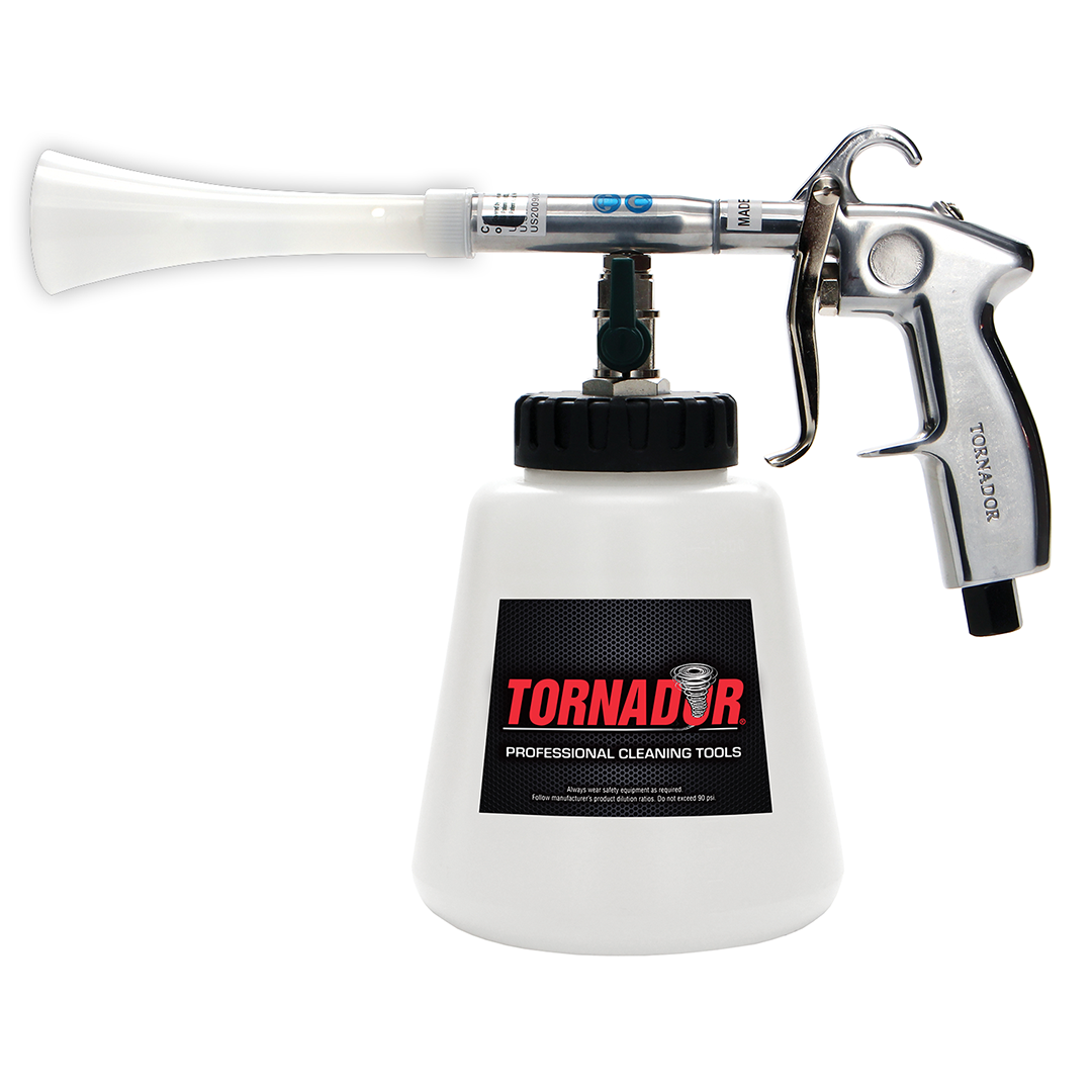Cleaner Is Washing Car Door Card Panel And Spraying Detergent From Tornador  Gun Car Detailing With Tornador Cleaning Gun With High Pressure Air Pulse  Stock Photo - Download Image Now - iStock